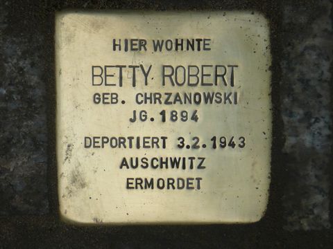 Stolperstein für Betty Robert