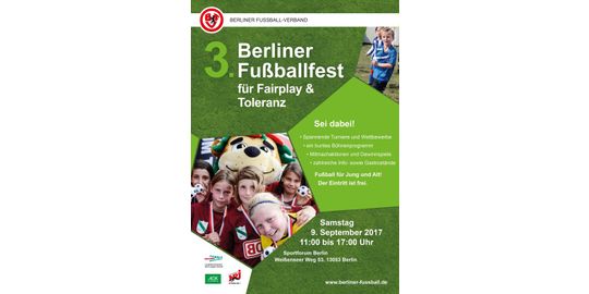 3. Berliner Fußballfest 2017