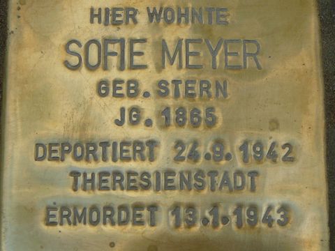Stolperstein Sofie Meyer