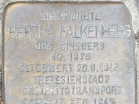 Stolperstein Bertha Falkenberg