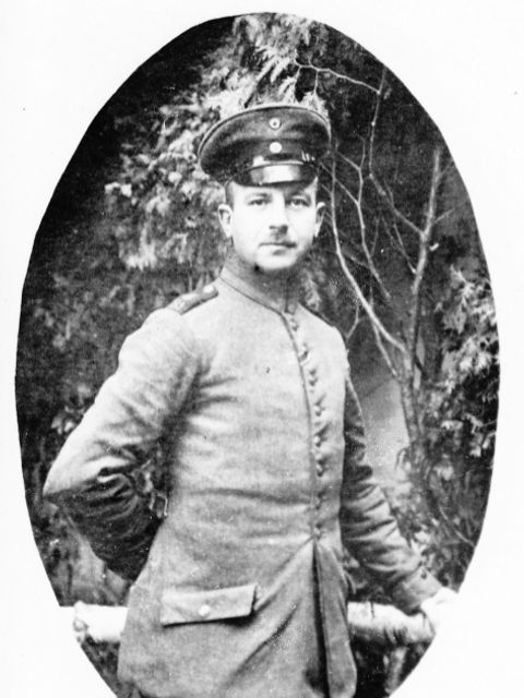 Afred Wachsner, Offizier im Ersten Weltkrieg 1917