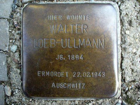 Stolperstein für Walter Loeb-Ullmann