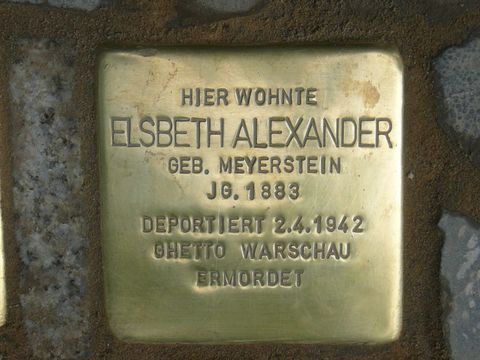 Stolperstein für Elsbeth Alexander
