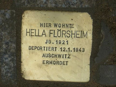 Stolperstein für Hella Flörsheim