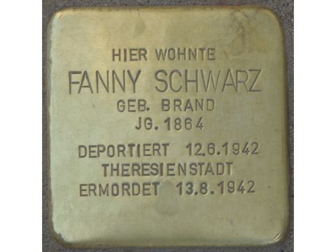 Stolperstein Fanny Schwarz