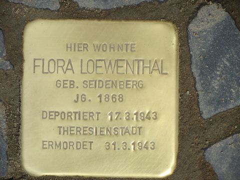 Stolperstein Flora Loewenthal