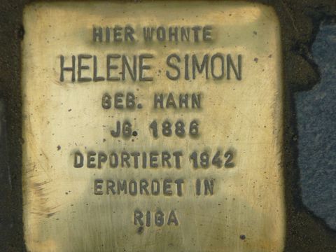 Stolperstein für Helene Simon