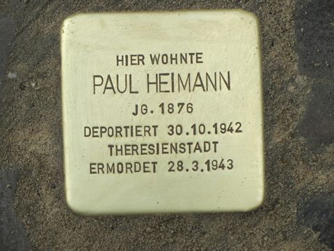 Stolperstein Paul Heimann