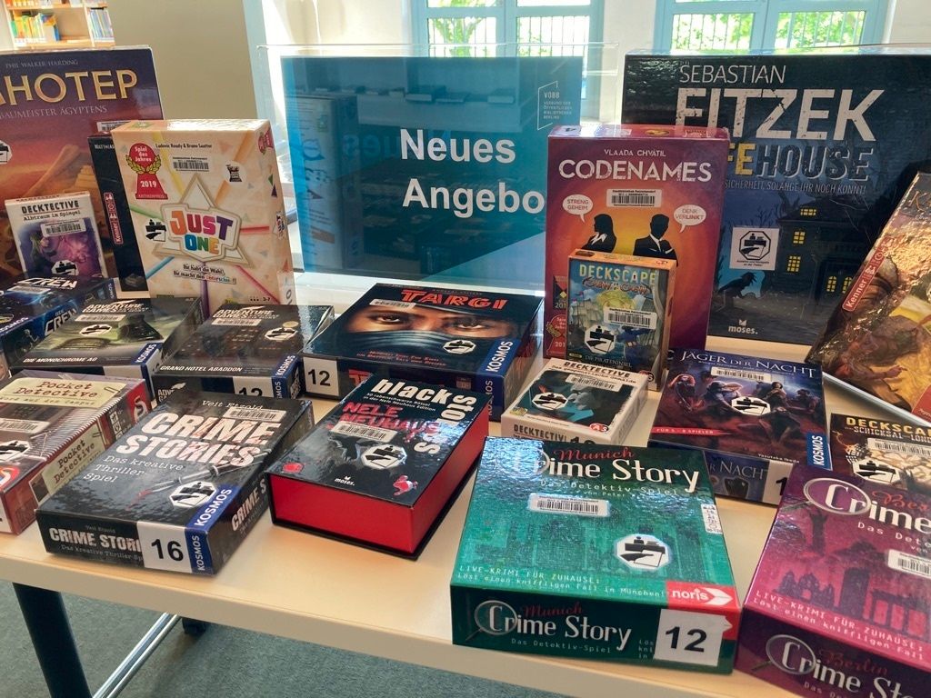 Spiele für Erwachsene in der Humboldt-Bibliothek