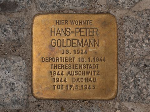 Stolperstein Hans-Peter Goldemann