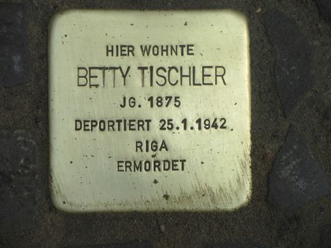 Stolperstein Betty Tischler
