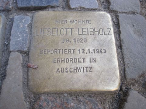 Stolperstein Lieselott Leibholz