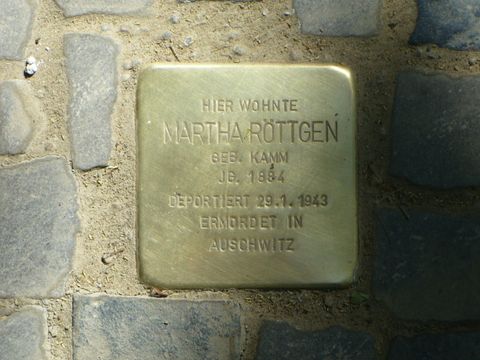 Stolperstein Martha Röttgen