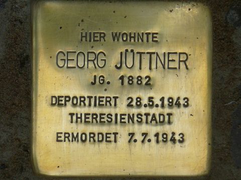 Stolperstein für Georg Jüttner