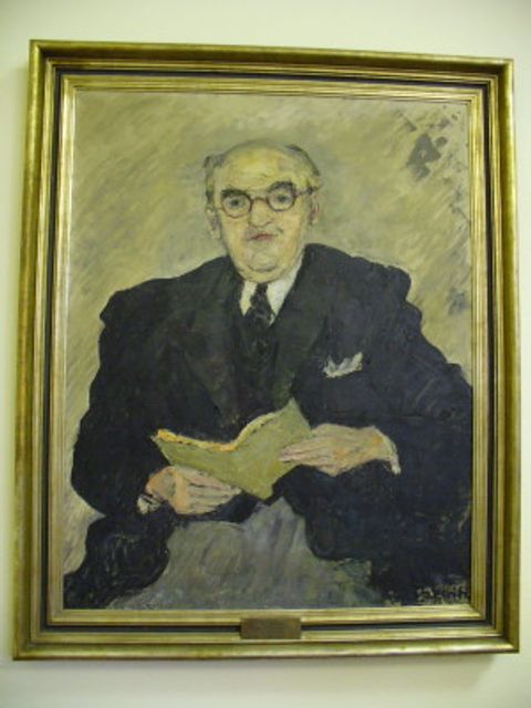 Albert Horlitz (SPD), 1946 - 1951, Portrait von Auguste von Zitzewitz