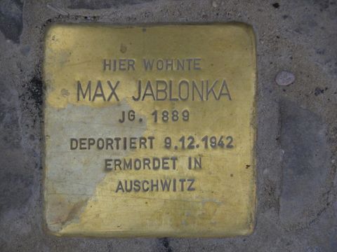 Stolperstein für Max Jablonka