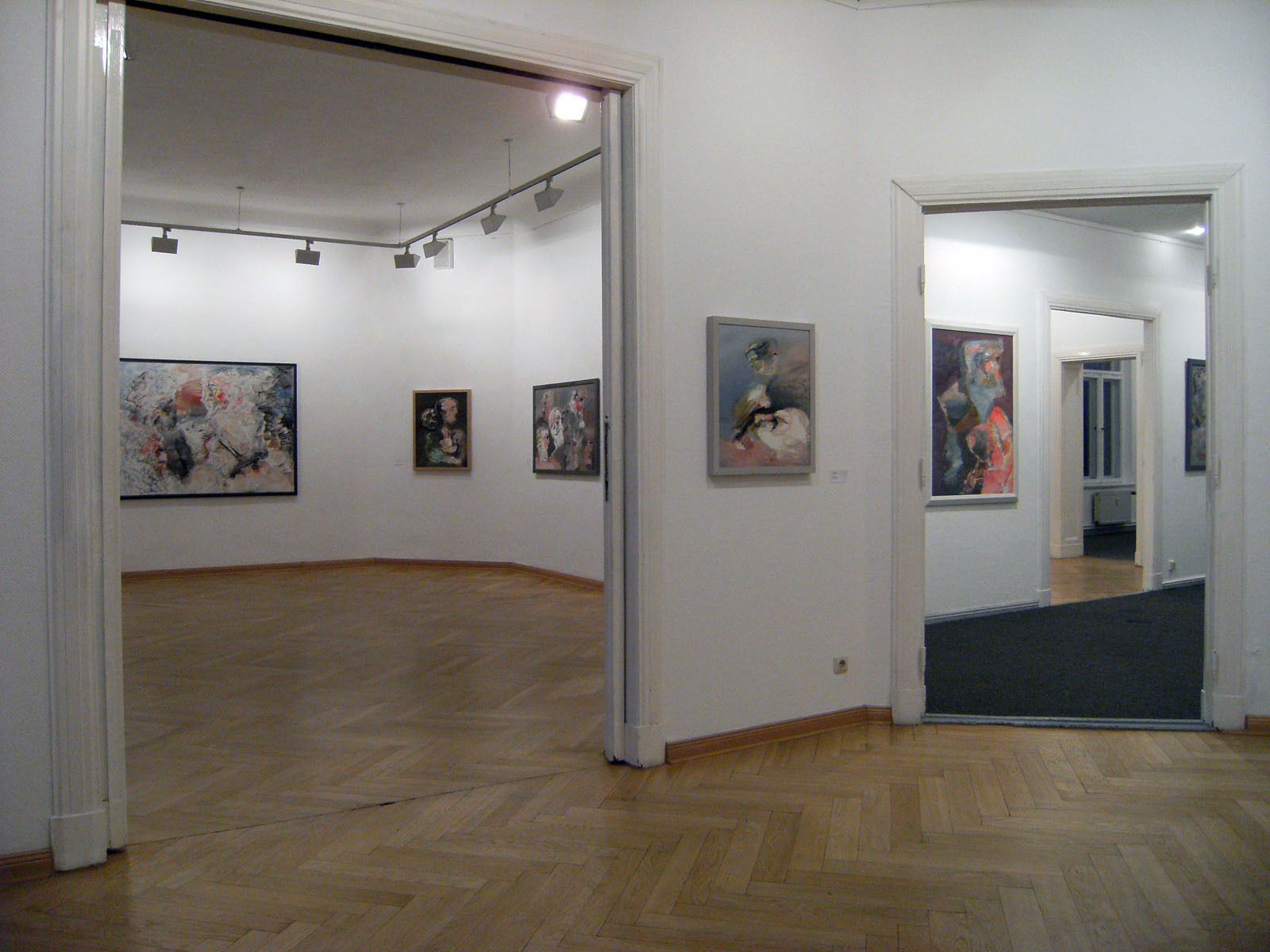 Blick in die Ausstellung – Hans Vent: Malerei – Bild 5
