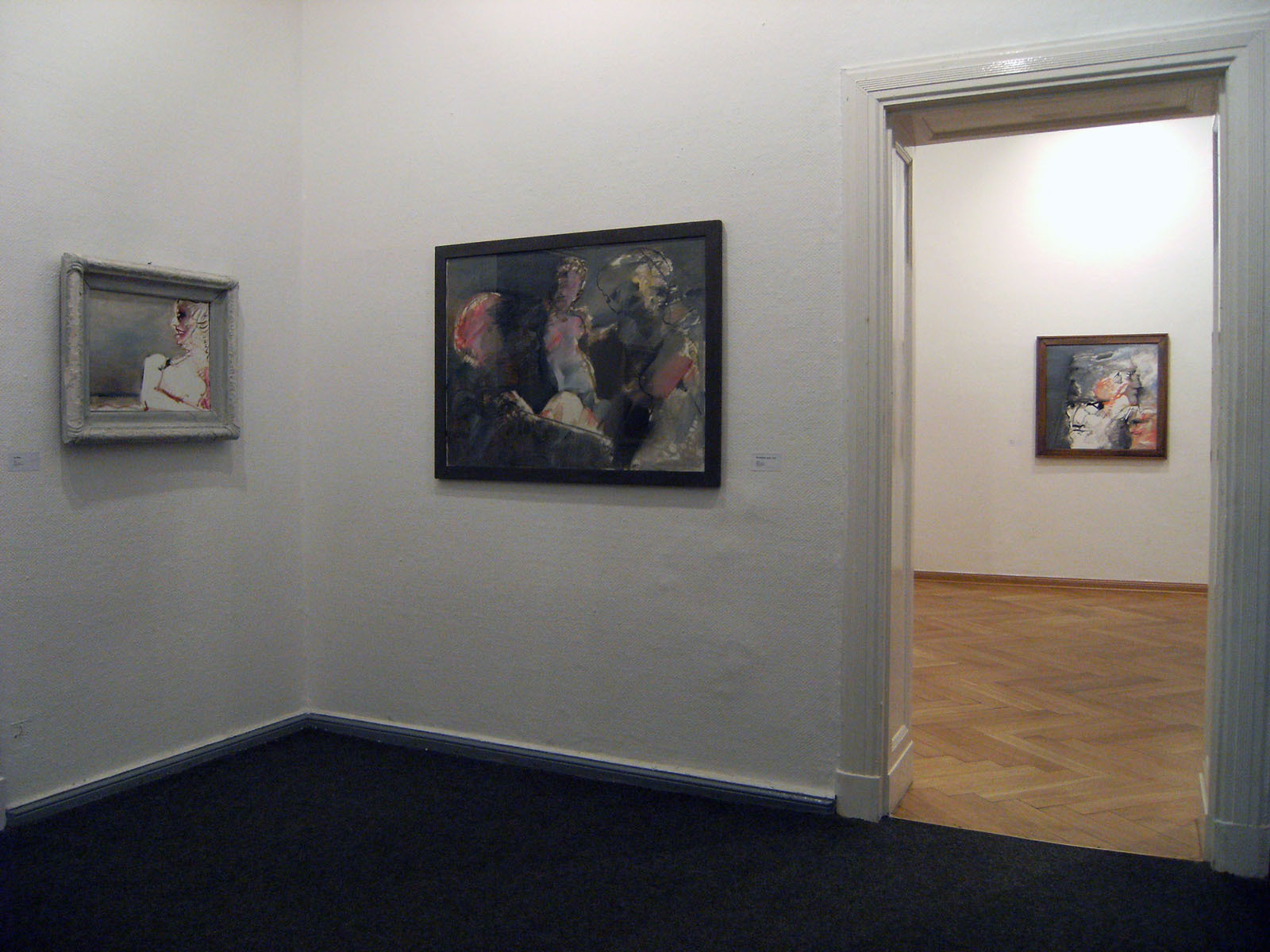 Blick in die Ausstellung – Hans Vent: Malerei – Bild 1