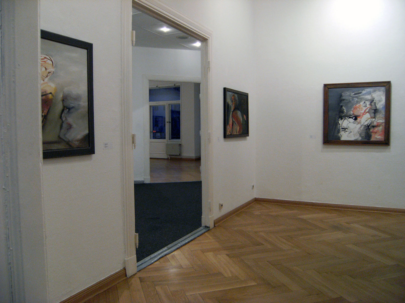 Blick in die Ausstellung – Hans Vent: Malerei – Bild 4