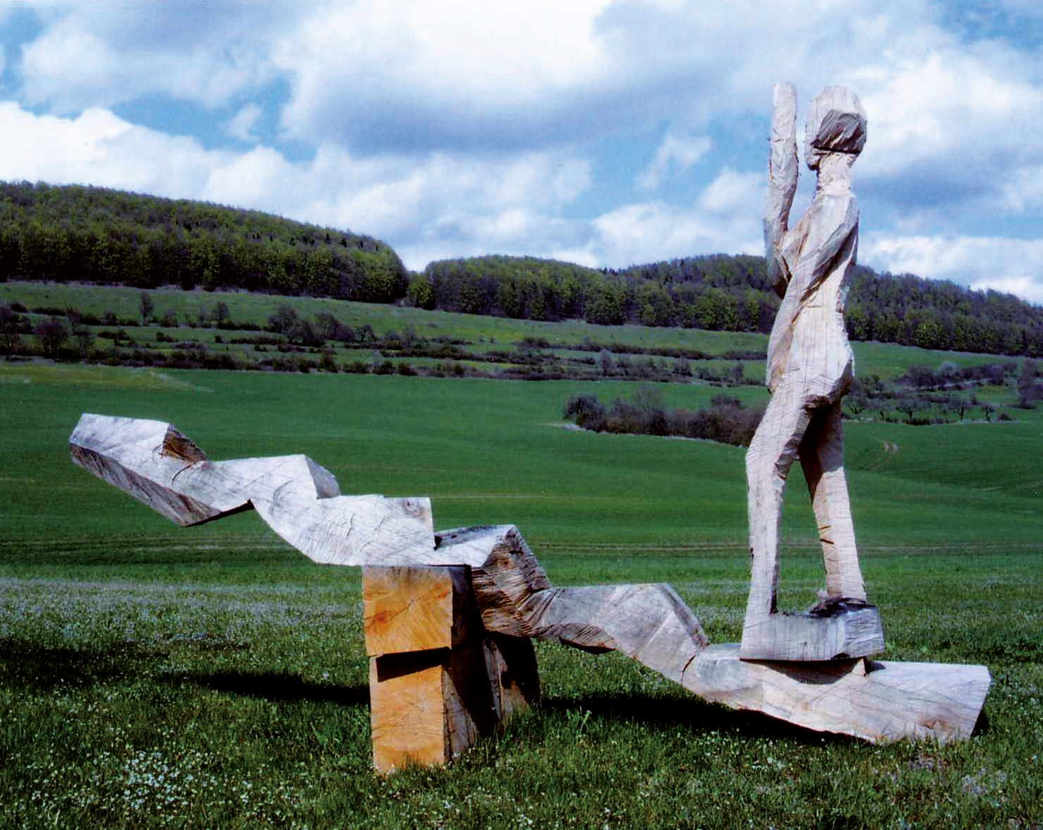 Gernot Ehrsam: freiheit, 2005, 230 cm