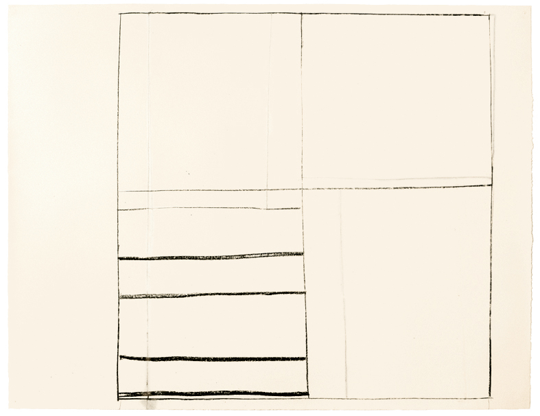 Sam Szembek - Ohne Titel, Kohle auf Papier, 76 x 100 cm, 2007