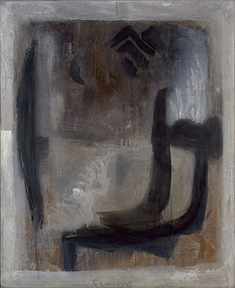 Alexander Camaro: "Im Gegenlicht", 1966, Mischtechnik, Öl auf Leinwand, 180,0 x 160,0 cm