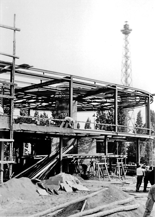 Marshall-Haus - Bauphase, 1950