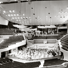 Philharmonie Berlin-Tiergarten, Kemperplatz, 1960-63 von Hans Scharoun