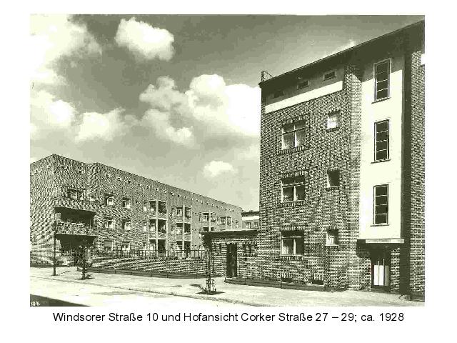 2003 Windsorer Straße 10 und Hofansicht Corker Straße 27-29; ca. 1928