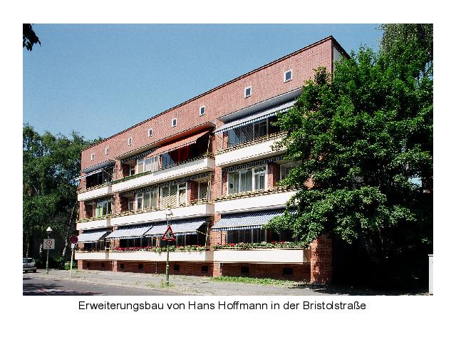 2003 Erweiterungsbau von Hans Hoffmann in der Bristolstraße