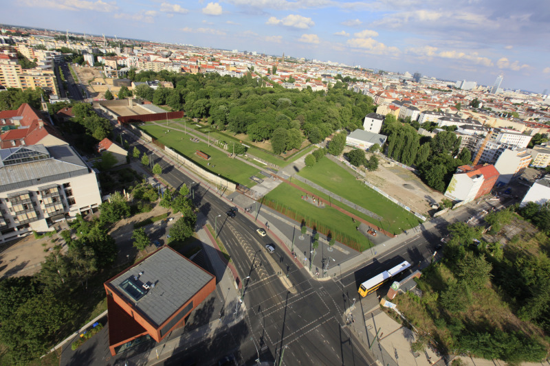 Areal der Gedenkstätte Berliner Mauer