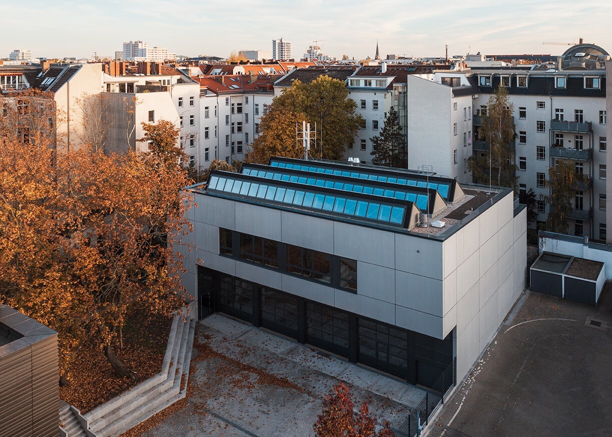 OSZ für Kraftfahrzeugtechnik – Werkstattgebäude