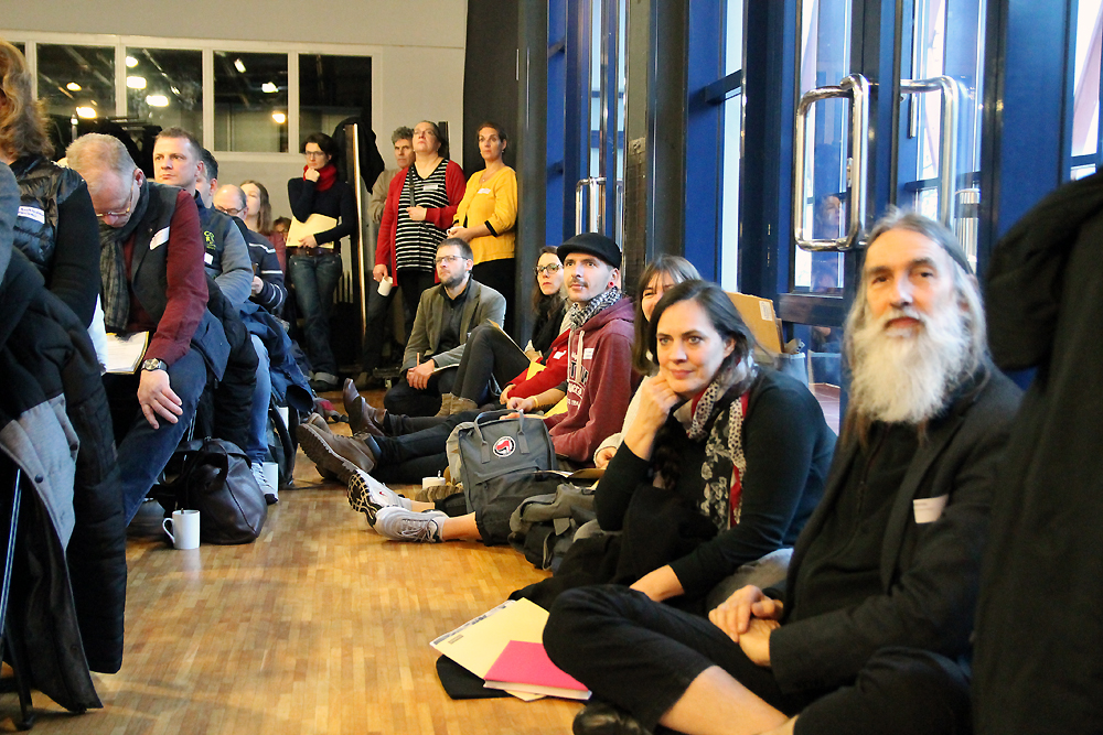 Blick ins Publikum der 1. Berliner Strategiekonferenz zur Wohnungslosenhilfe am 10. Januar 2018
