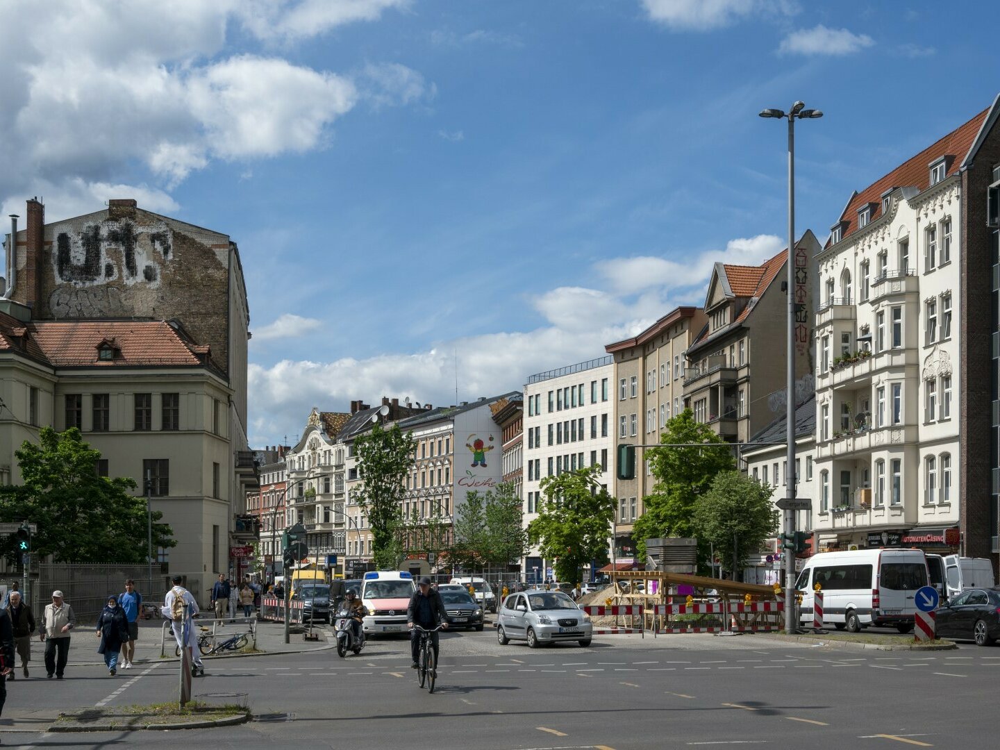 Straßenszene Badstraße