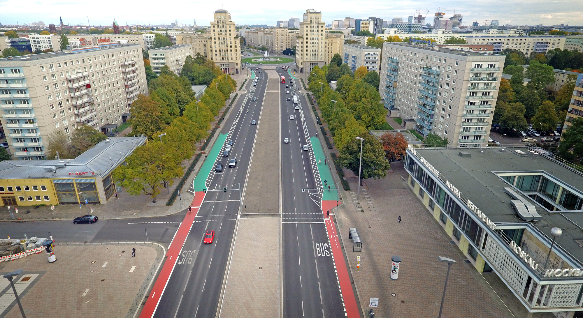 Umbau der KarlMarxAllee zwischen OttoBraunStraße und
