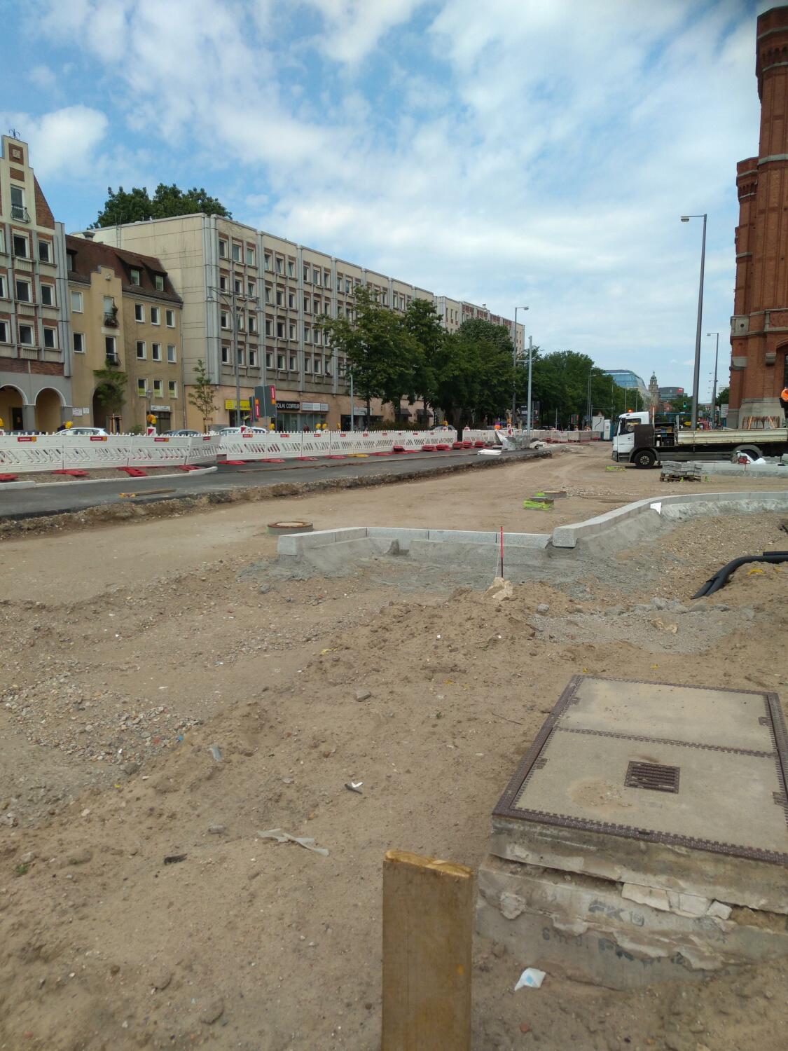 Spandauer Straße - Grunerstraße, Alle Leitungsarbeiten sind abgeschlossen, 2022