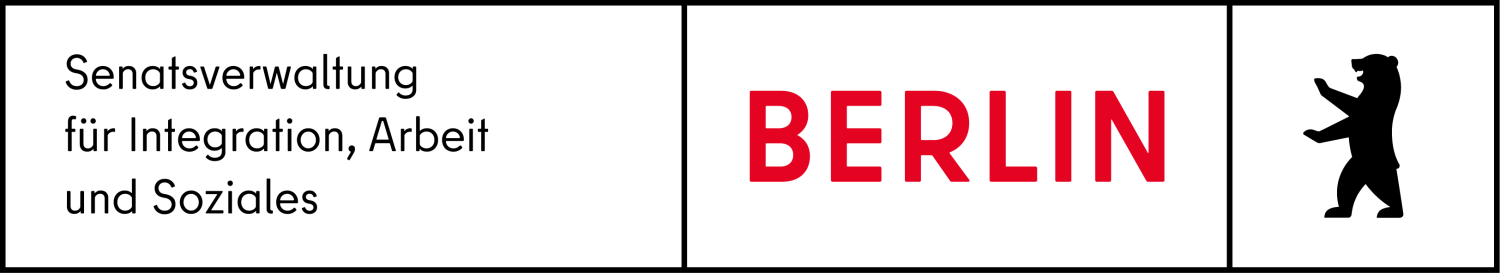 Logo Senatsverwaltung für Integration, Arbeit und Soziales (horizontal)