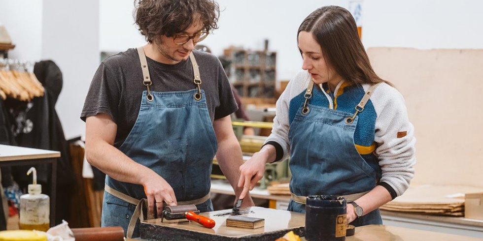 Drucktechniken mit Alberto Gobber und Mila Heberlein