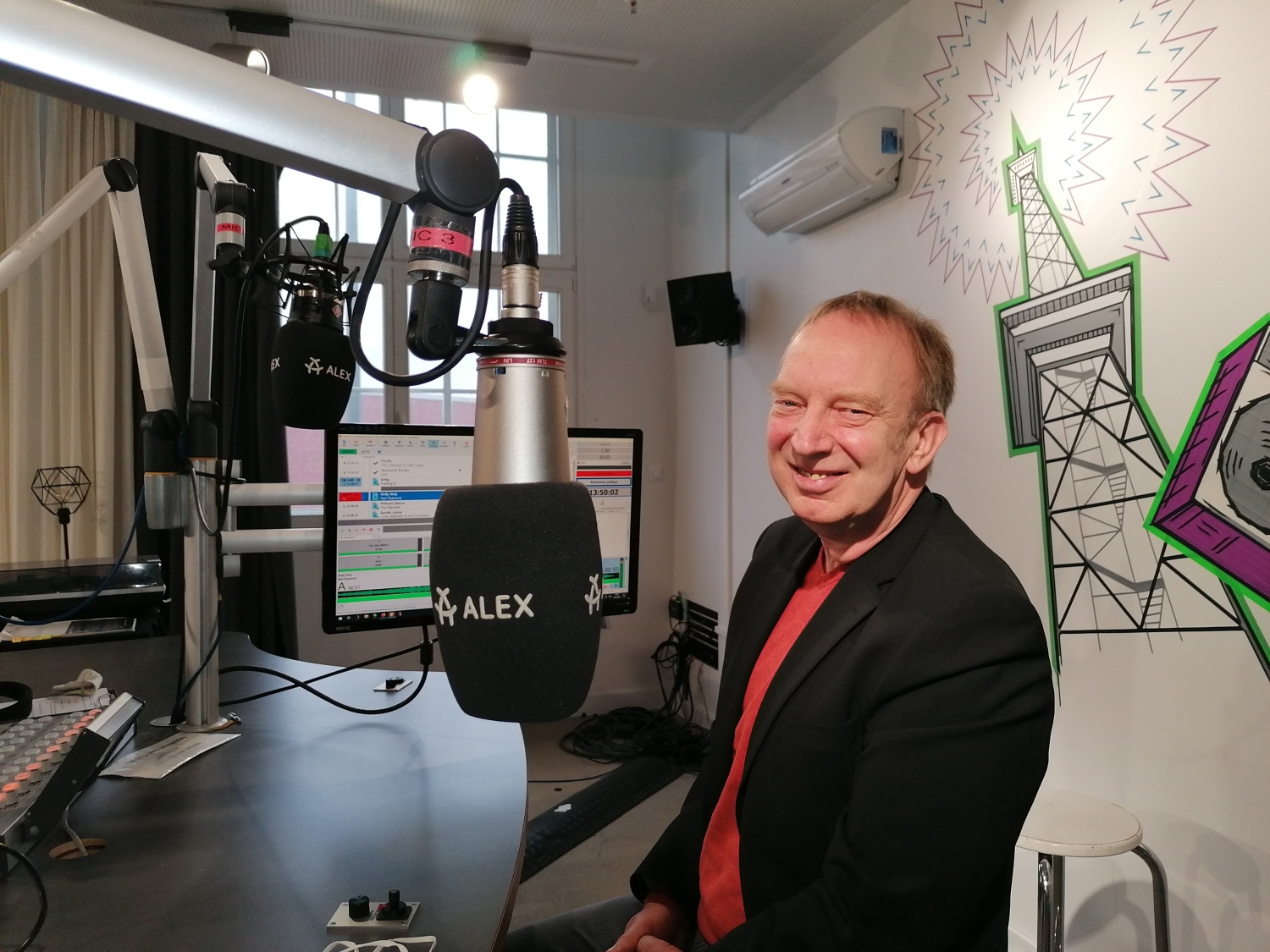 Tom Sello beim Radiosender ALEX Berlin