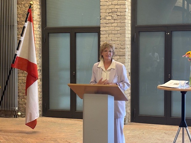 Ein herzliches Willkommen durch Frau Hansen, Referatsleiterin ZS B