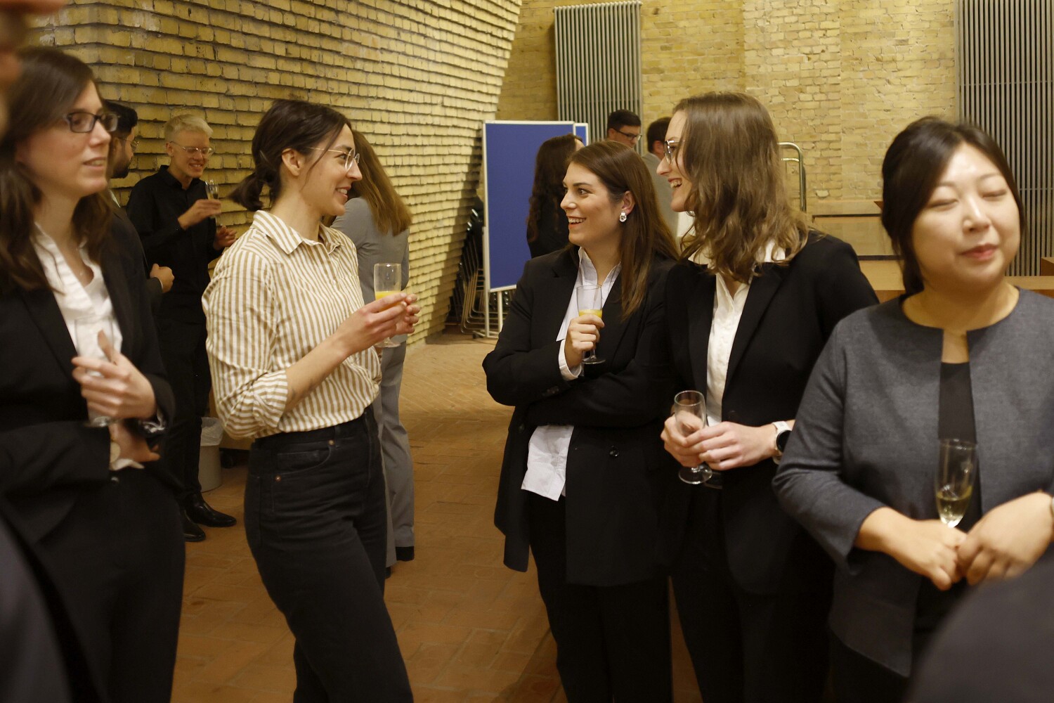 reger Austausch im Anschluss