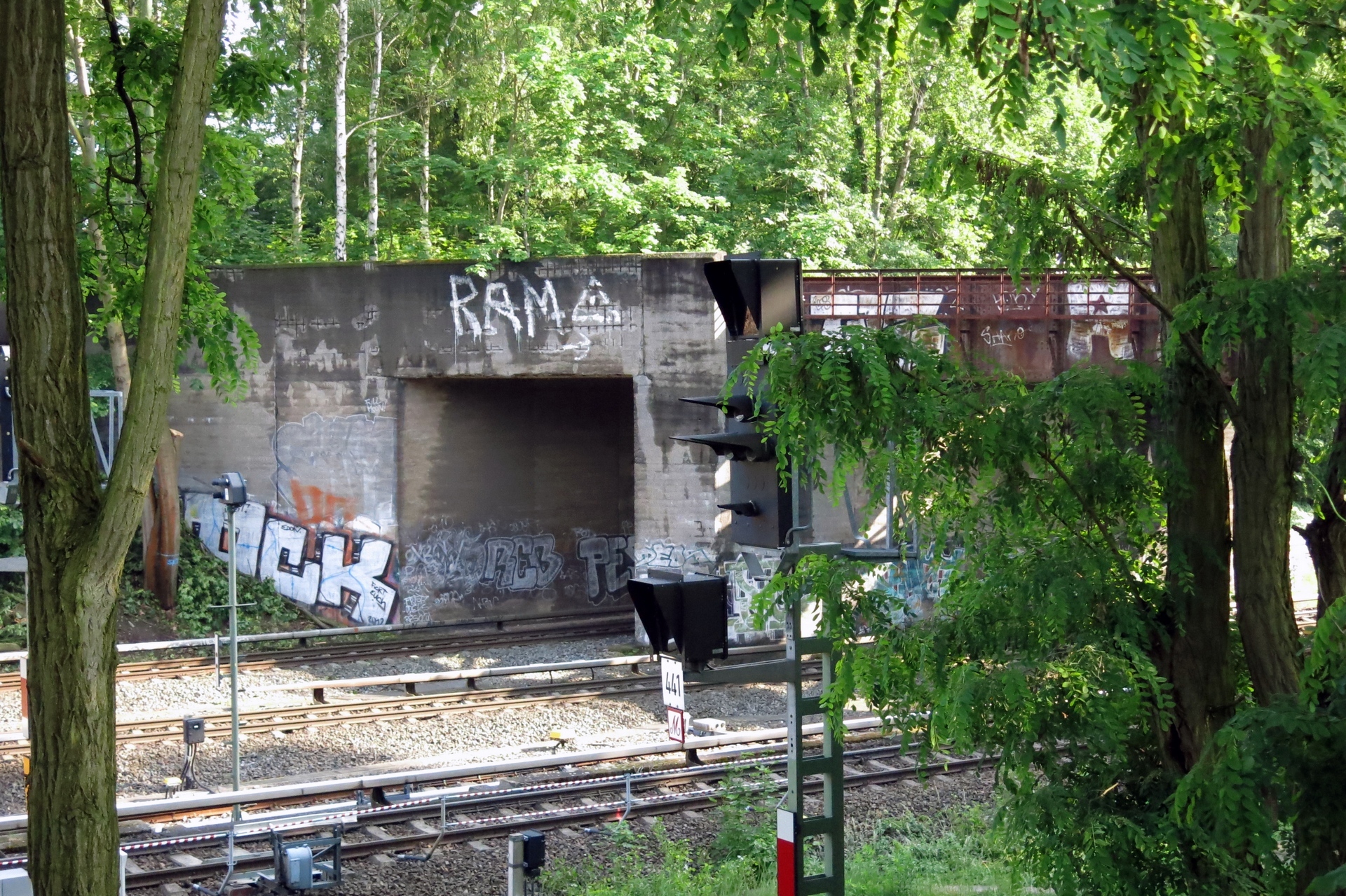 Gelände Westkreuz am 1. 6. 2016