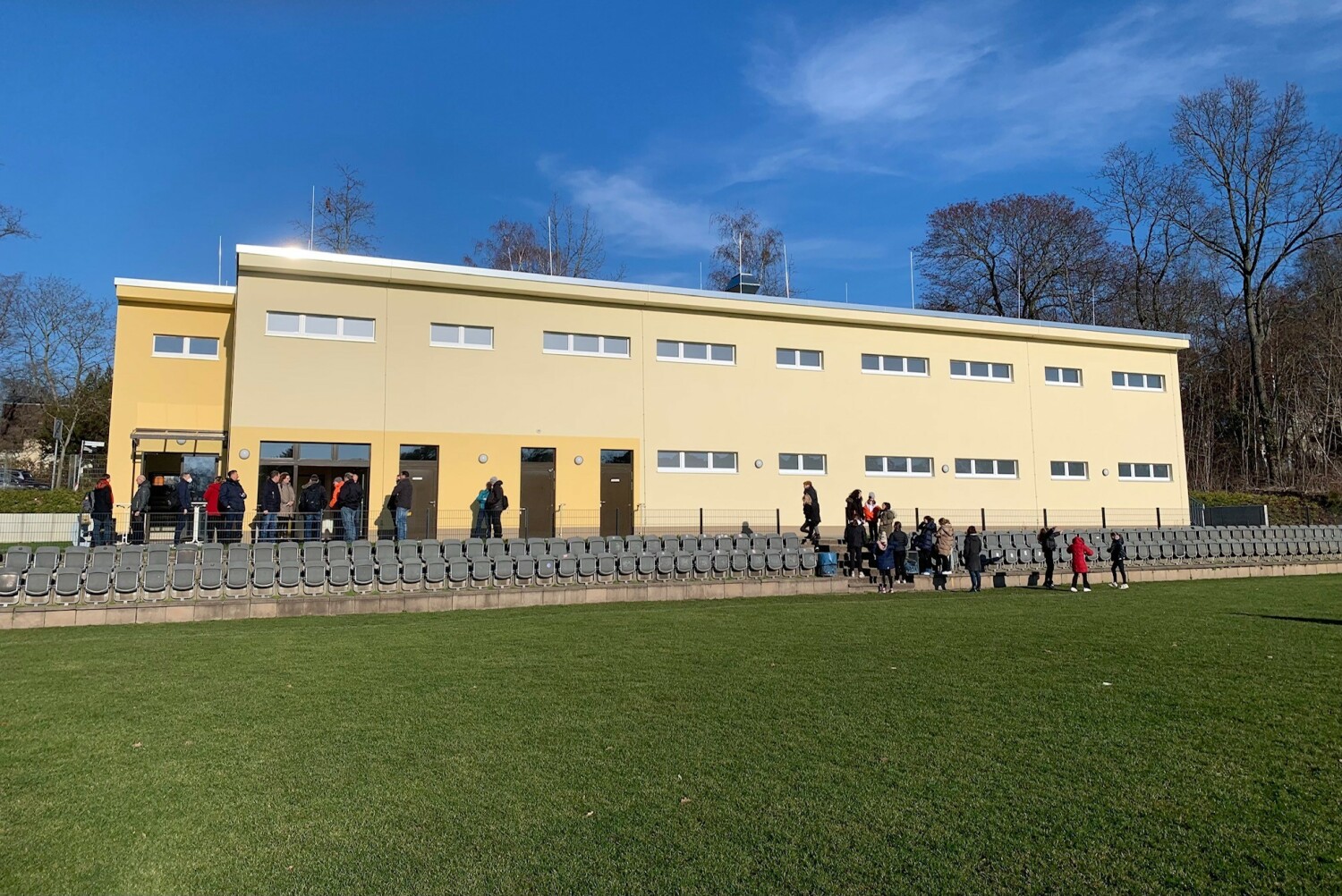 Das neue Sportfunktionsgebäude