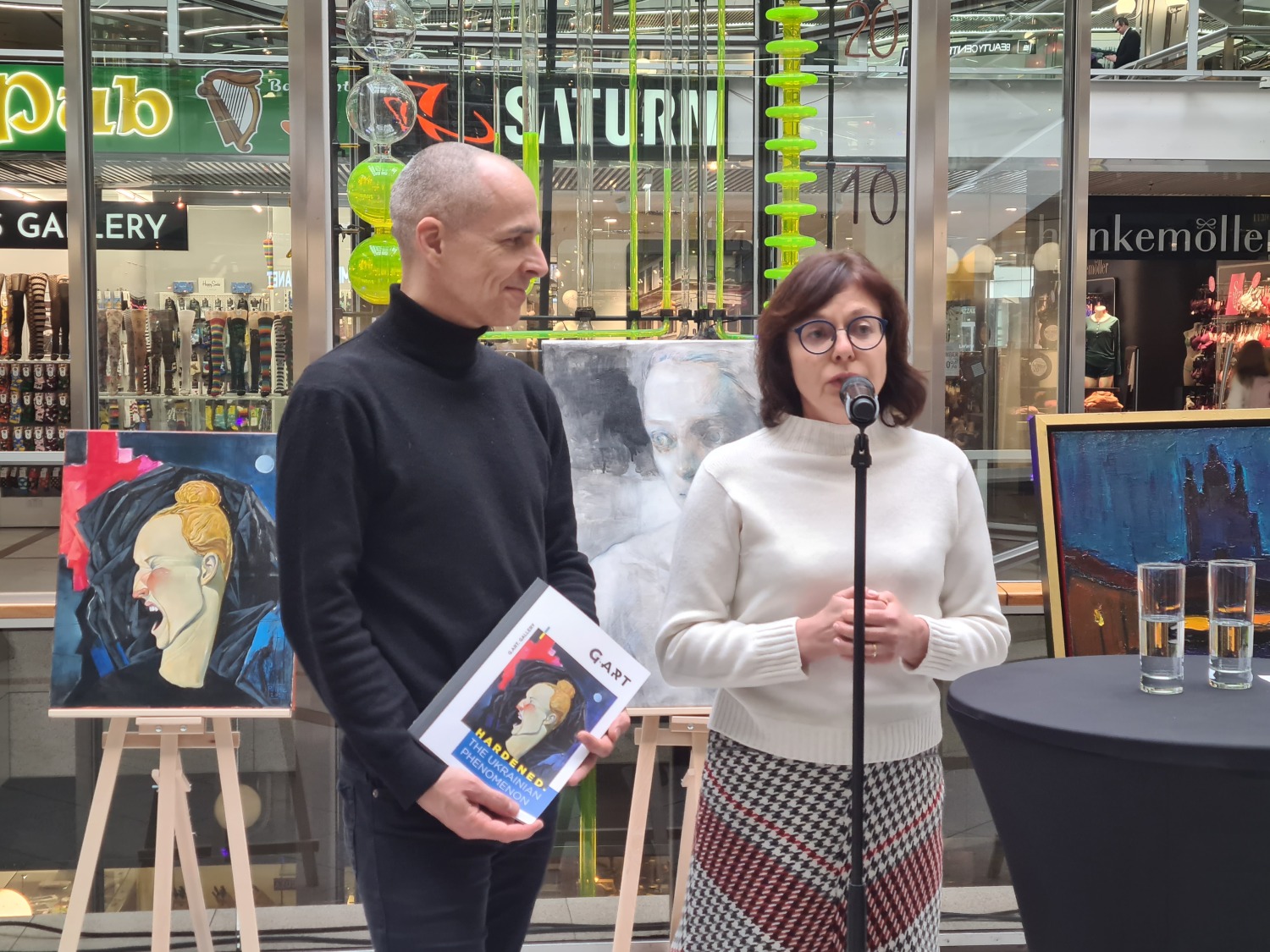 Projektauftakt Netzwerken für ukrainische Kulturschaffende - Alexander Wolf AußergewöhnlichBerlin u Dzhemma Grebenko G.Art Gallery