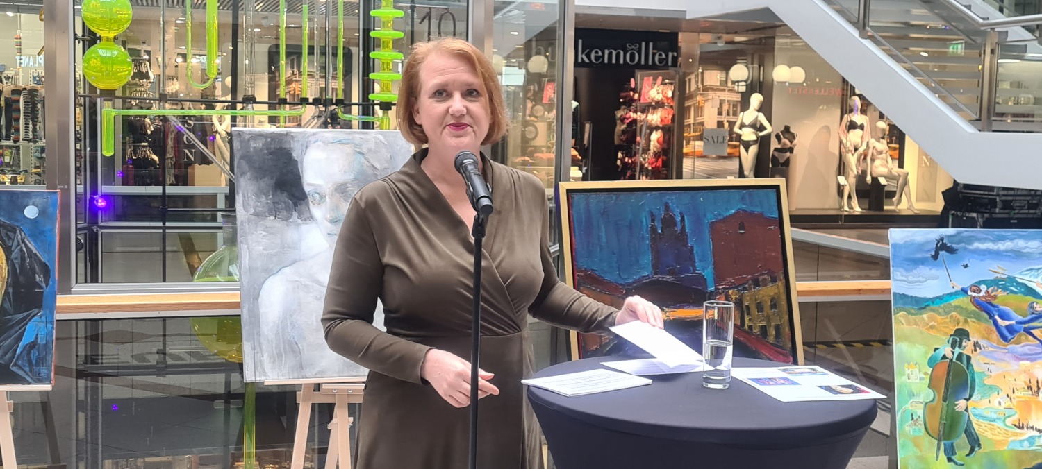 Projektauftakt Netzwerken für ukrainische Kulturschaffende - Lisa Paus