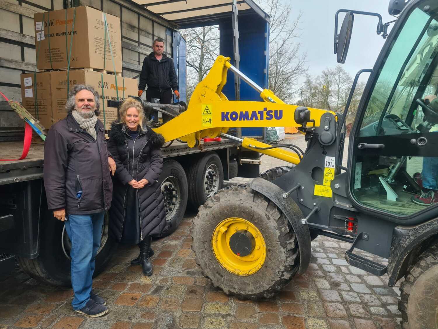 Stromgeneratoren für die Ukraine