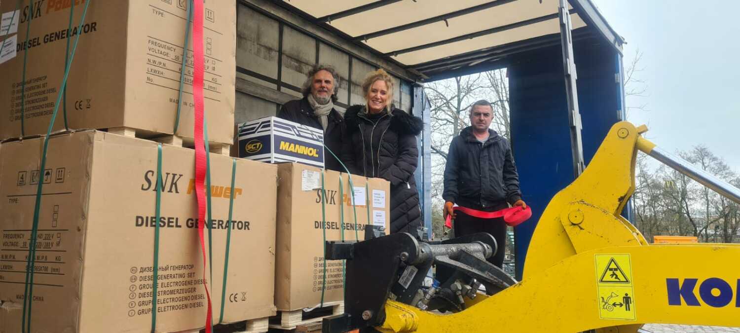 Stromgeneratoren für die Ukraine