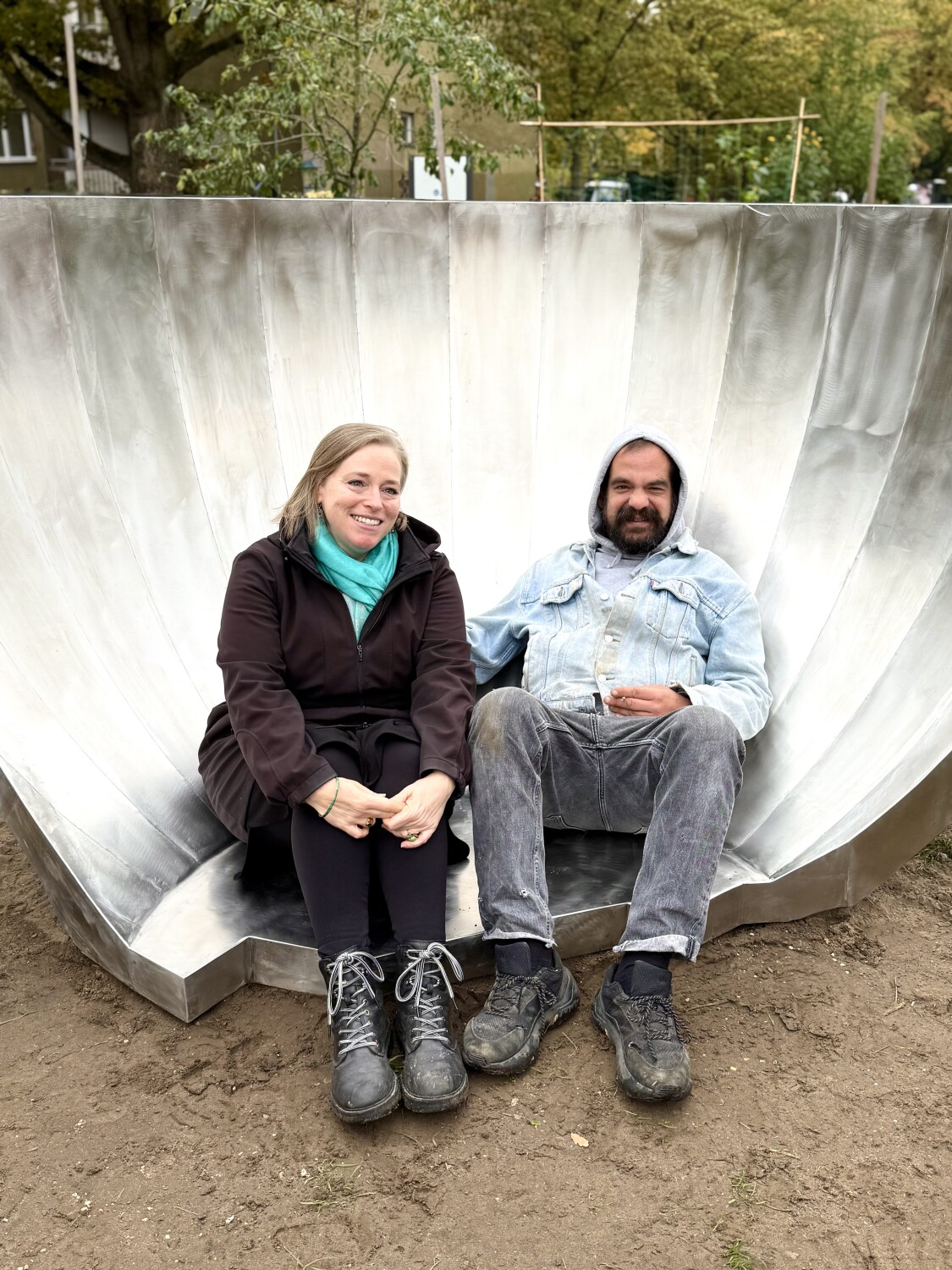 Kunst am Bau "Für Galina und uns"