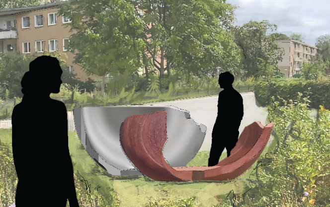 Kunst am Bau - „Für Galina und Nikolaus“