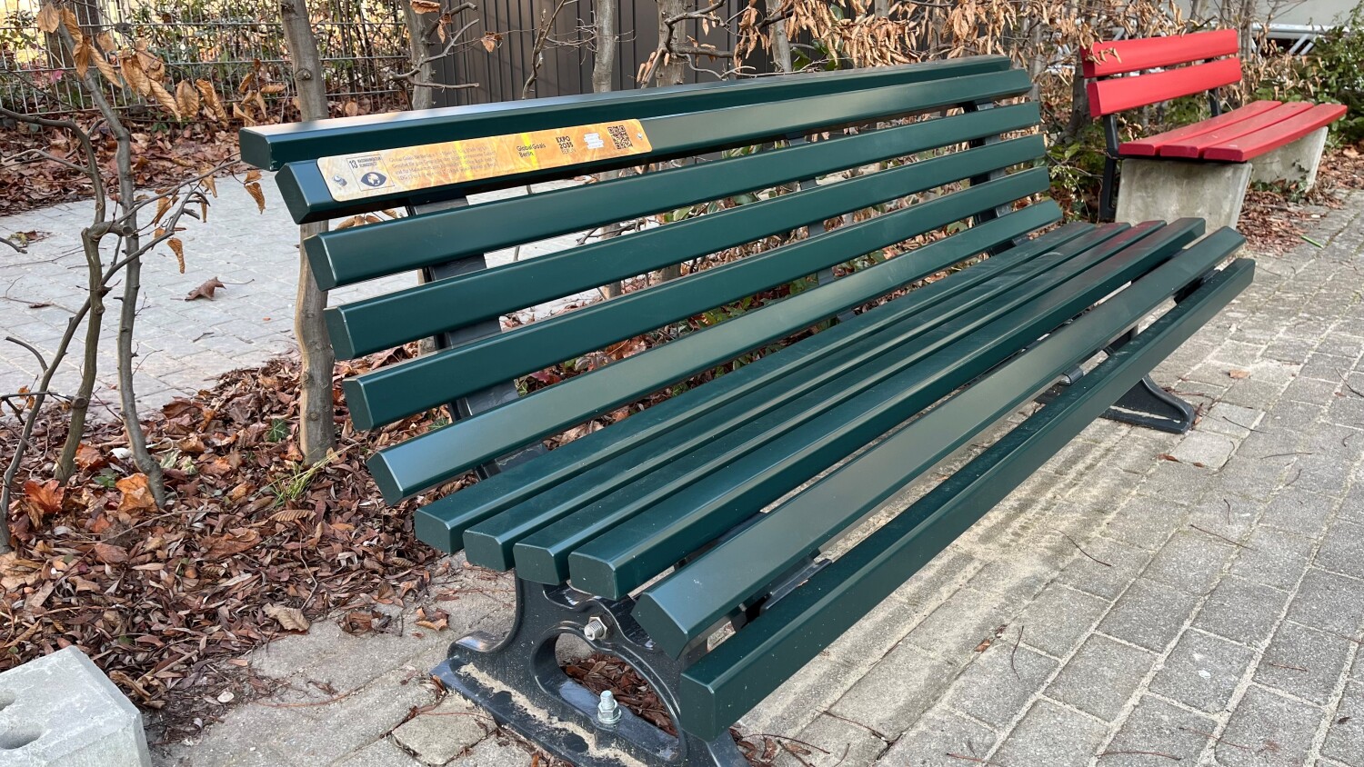 "Global Goals"-Bank an der Friedensburg-Oberschule